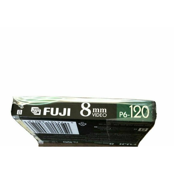 FUJI 8MM High Quality Video Cassette P6-120 NEW Sealed Package - Picture 2 of 3